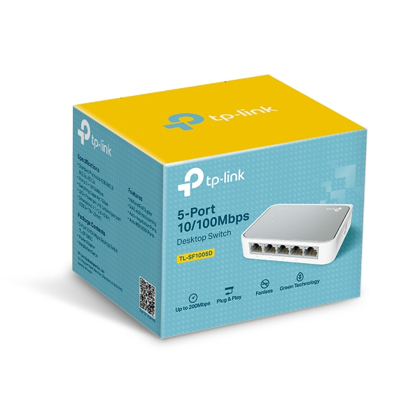 5-Port 10/100Mbps Desktop Switch TL-SF1005D V18 - Image 2