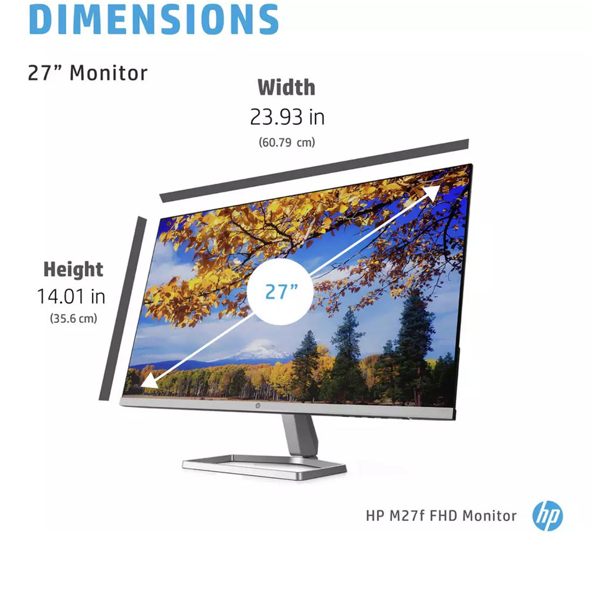 HP M27f FHD (27″) IPS Monitor - Image 2