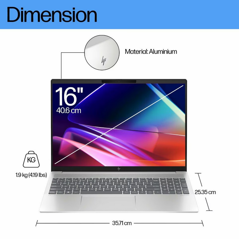 HP Pavilion Plus 16 inch Laptop - Image 3